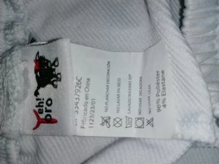 Pantalón jogger blanco Talla M