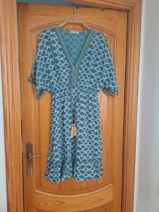 Vestido de verano estampado talla única