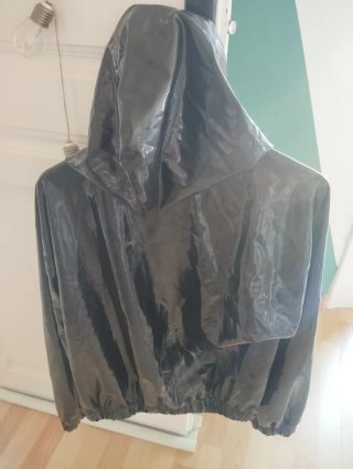 Chaqueta Látex Negra Talla M