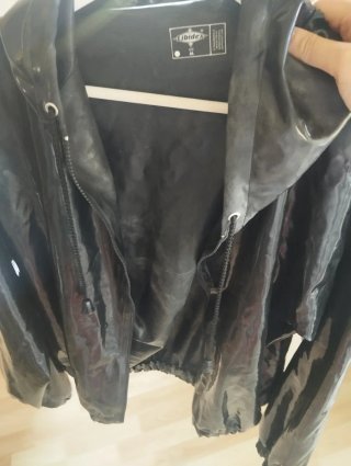 Chaqueta Látex Negra Talla M