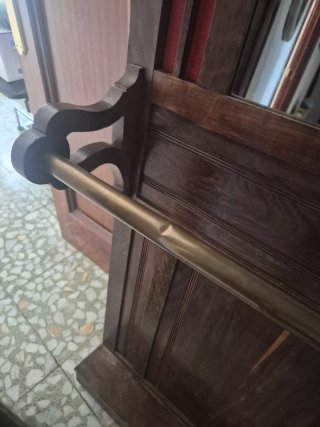 Perchero antiguo recibidor con espejo