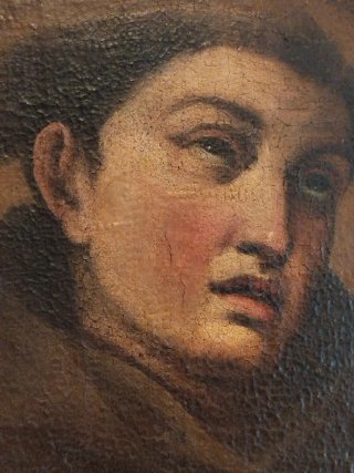 San Antonio de Padua S. XVIII, oleo sobre lienzo