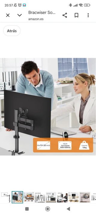 Soporte de mesa para monitor