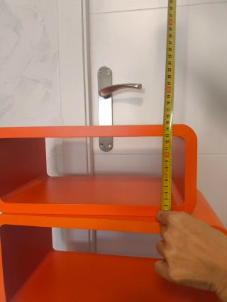 Estanterías Naranja madera