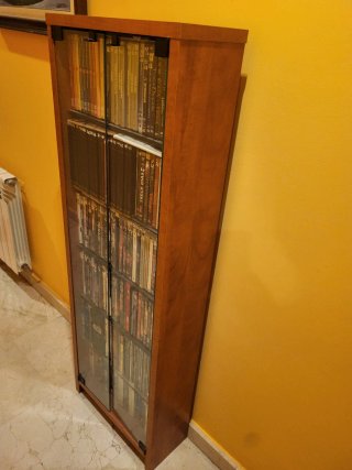 Mueble expositor DVDs + Películas Star Wars