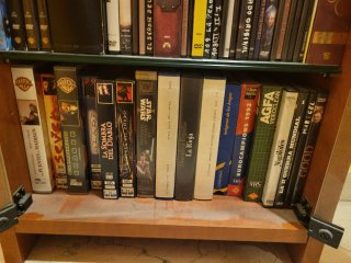 Mueble expositor DVDs + Películas Star Wars
