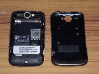 Móvil HTC Wildfire Negro/Gris