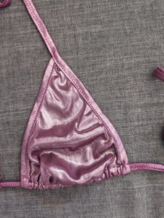 Reggiseno costume da bagno rosa