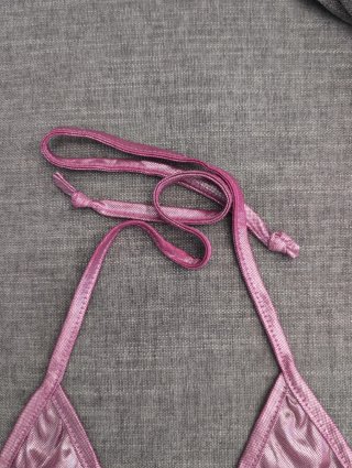 Reggiseno costume da bagno rosa