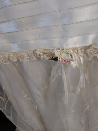 Vestido comunión/novia/niño azul y blanco