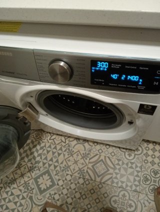 Lavadora Secadora Samsung no funciona no envío
