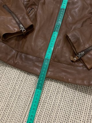 Chaqueta Cuero Vintage Veintiuno Marrón