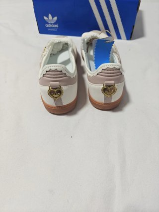 Merceditas Adidas samba jane Blancas y Rosas 38