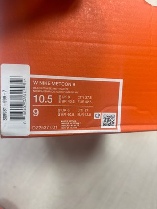 Nike Metcon 9 Scarpe da Ginnastica Nere