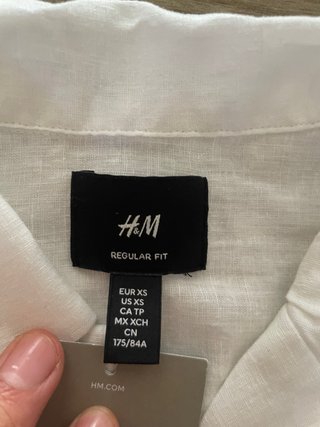 Conjunto Camisa y Pantalón H&M Blanco Nuevos