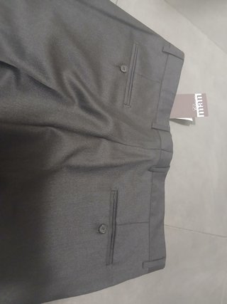 Pantaloni Uomo Eleganti Grigio Scuro