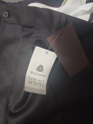 Pantaloni Uomo Eleganti Grigio Scuro