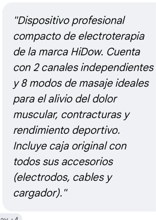 Electroestimulador Clase II FDA