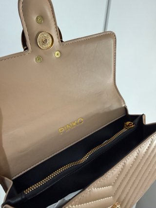 Borsa Pinko Beige Oro