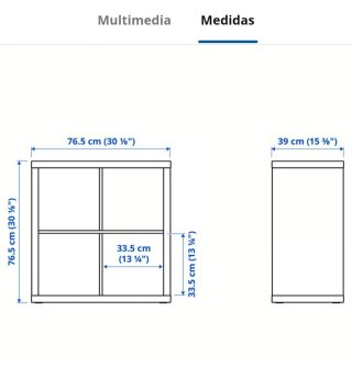 Estantería Blanca Ikea