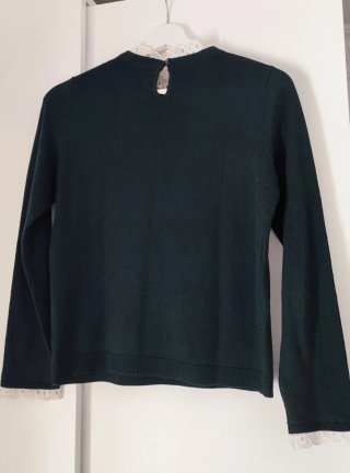 Jersey fino con encaje