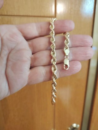 PULSERA ESTILO SALOMÓNICA, 18 KILATES.