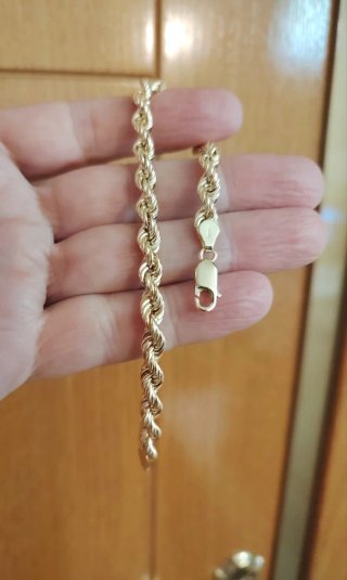 PULSERA ESTILO SALOMÓNICA, 18 KILATES.