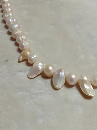 Collar Perlas Agua Dulce Barrocas