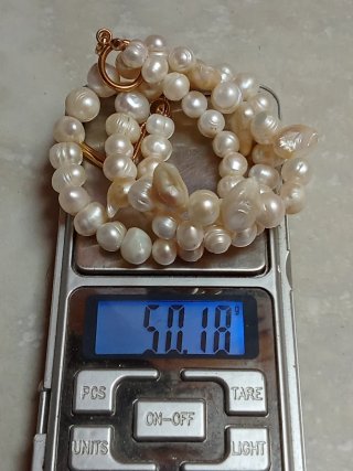 Collar Perlas Agua Dulce Barrocas