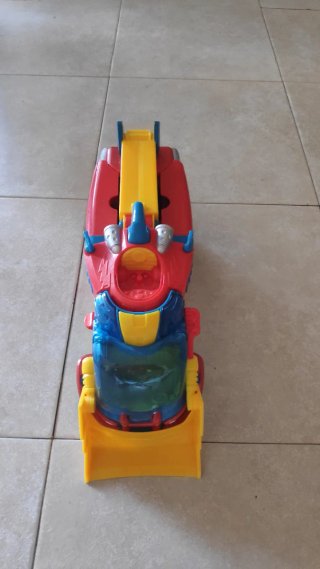 Superthings Robot Tigre Rojo Azul Dorado
