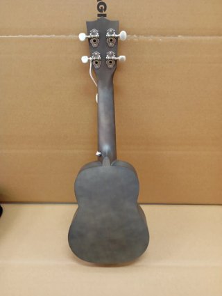 Ukelele Bones Soprano Antracita + Funda