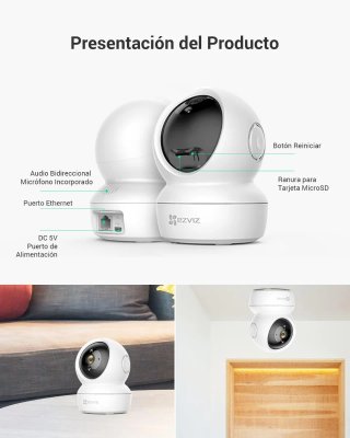 Pack 2 Cámaras Vigilancia EZVIZ C6N