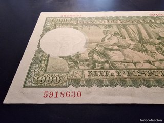 Billete 1000 Pesetas Banco de España 1951