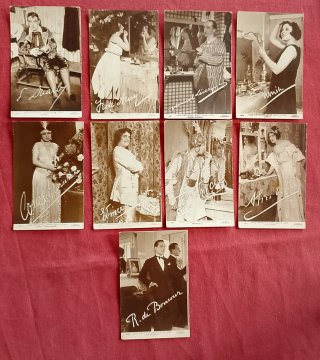 Lote 28 Fotos Postales Revista Comoedia 1921.