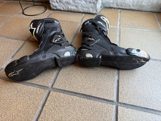 Botas Moto Alpinestars SMX Plus Negras/Blancas