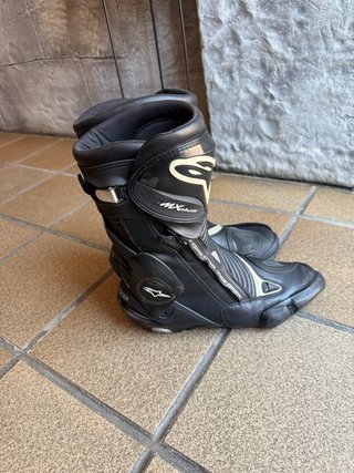 Botas Moto Alpinestars SMX Plus Negras/Blancas