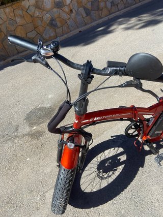 Bicicleta Eléctrica E-Motorad Naranja