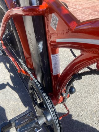 Bicicleta Eléctrica E-Motorad Naranja