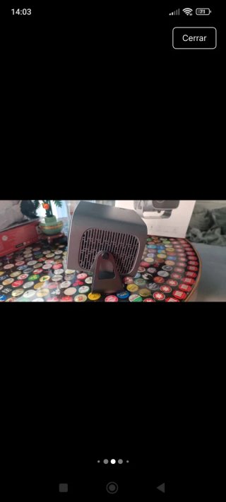 Proyector LED Android Negro