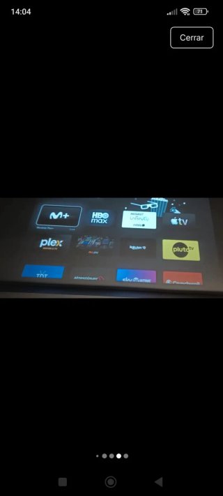 Proyector LED Android Negro