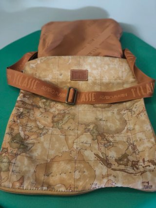 Borsa Alviero Martini stampa mappa