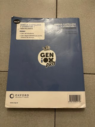 Lengua castellana y literatura I. Libro