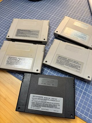 Super Nintendo Cartuchos: Mario, Mortal Kombat, DK