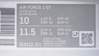 Nike Air Force 1 Bianche