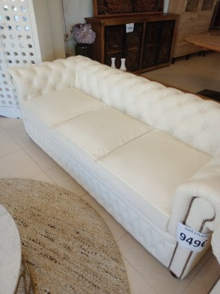 Sofá Chester Piel Blanco