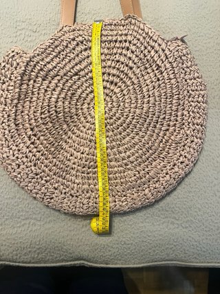 Bolso de rafia redondo verano
