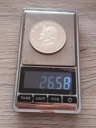 1 Balboa 1973 plata