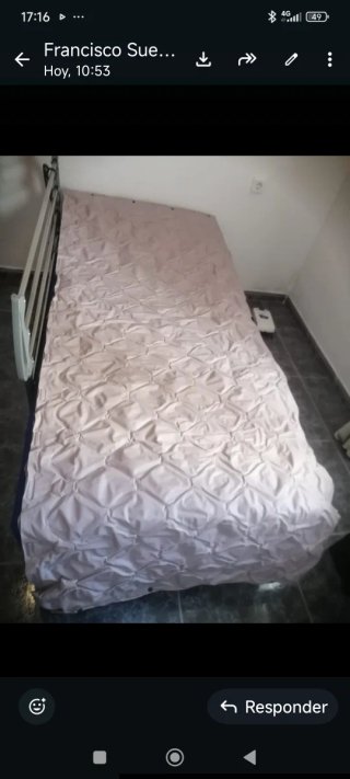 Cama articulada hospitalaria, com