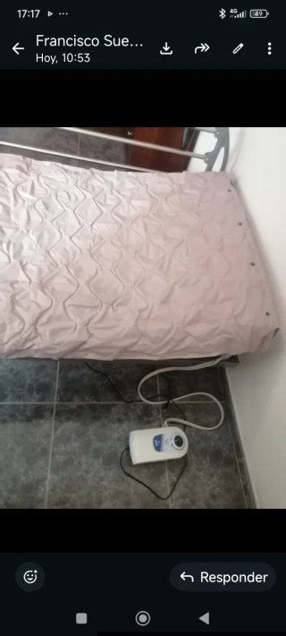 Cama articulada hospitalaria, com