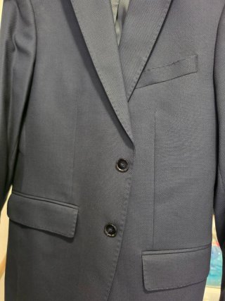 Traje Zara Azul Marino